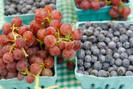 blueberries-red-grapes